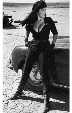 emie-d:   Tura Satana, during filming of cult classic “Faster