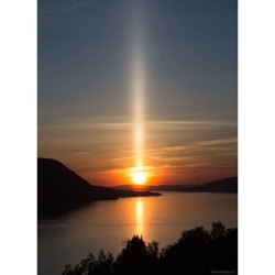 A Sun Pillar over Norway   Image Credit: Thorleif Rødland  Explanation: