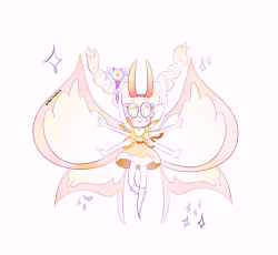 stariousfalls:did a redraw of star’s butterfly form!! she’s