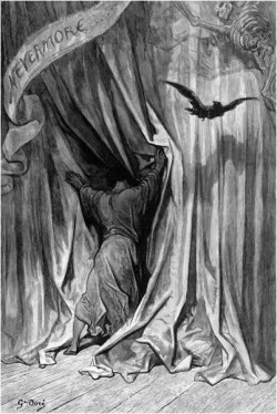 ungoliantschilde:  Edgar Allan Poe’s ‘the Raven’, by Gustave