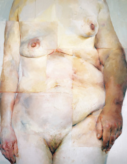 cavetocanvas:  Jenny Saville, Hybrid, 1997