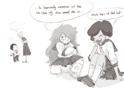 flafly:  I bet Amethyst doesn’t know how much Pearl loves her.