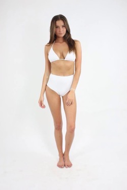 Bianca wears our Bleach Triangle Top and Pinup Bottoms ☼ www.castawaylabel.com