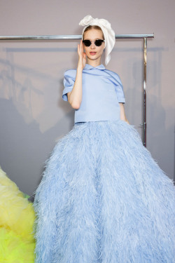foudre:  backstage at Giambattista Valli Haute Couture, Fall