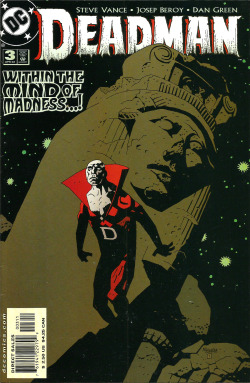 Deadman No. 3 (DC Comics, 2002). Cover art by Mike Mignola.From