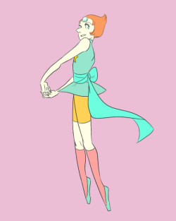 voyagehour:  pearl and her weird ass hands woops i can’t draw 