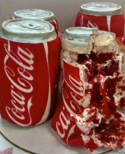 collegehumor:  UnCANny Coca Cola Cake It’s just got so much