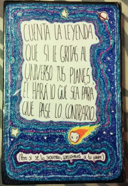 free-us-from-all-that-hate:  Contra portada de un cuaderno hecho