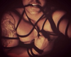 domsirdaddy:  Are you fit to be tied?  Gawd damn! So hot in rope!