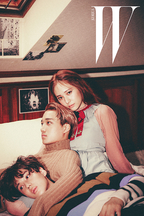 yixingsgrl:  the-inheritors:  Â  Â  Â  Â  Â  Â Krystal Jung with Kai and Taemin for W Korea @bbhgrlÂ 