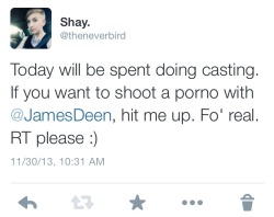 theneverbird:  If you want to fuck James Deen, now is your chance.