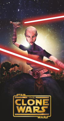 starwars:  Ventress shines in this poster art for The Clone Wars