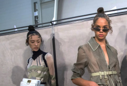 driflloon:  sora and hiandra @   fendi ss19  