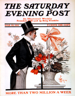 lostsplendor:  Easter Flowers by J.C Leyendecker, March 22nd,