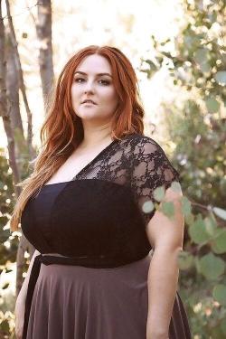 bbwbounty:  Foxy lady in the forest  Hot as