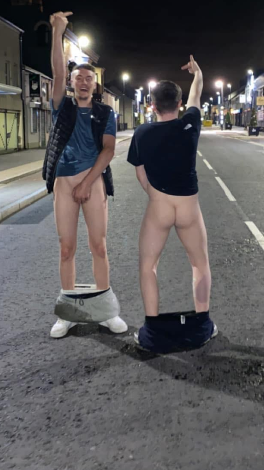 belfastchavlads:Trackies down lads.  nice ass