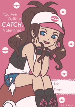 reverie-stardust:  cheren-kun:  Unova Protagonist Pokemon Valentines!