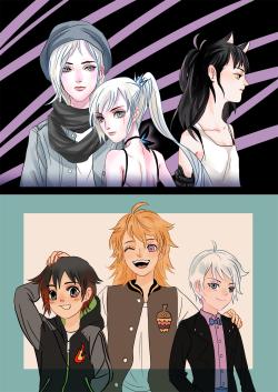 rwbyxw: 【Cowboys and German siblings】 WinterSchnee  WeissSchnee