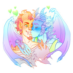 kirstendoodles:  Anyway. Demon boys are finished. Enjoy some