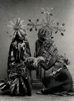 deathandmysticism:Bella Coola Indians, brought to Germany by