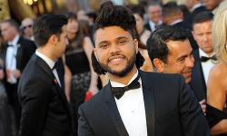 infatuatedbythefamestatus:  The Weeknd on the red carpet for