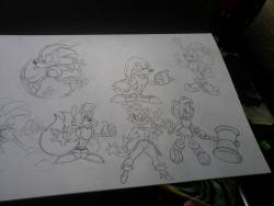 Old sonic doodles from about 2 years ago. Sorry if the quality’s