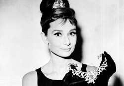 :  Audrey Hepburn as Holly Golightly in Breakfast at Tiffany’s,