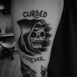 black-and-white-tattoo-social:  [ c u r s e d / f o r e v e r