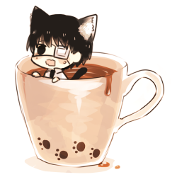 oreomine:  kaneki in a cup 