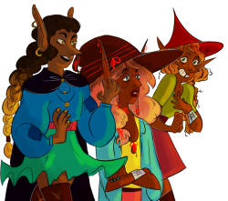 mimikyus: my taako, my taako, and me!  @taahko (on the far left)