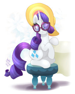 dress-horse:  MLP FIM - Rarity Not So Loud Please by Joakaha