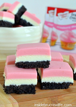 delicious-food-porn:Neapolitan Fudgeno shame