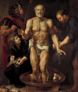The dying Seneca Sir Peter Paul Rubens