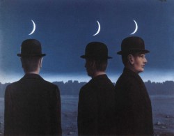 renemagritte-art:  The masterpiece or the mysteries of the horizon,