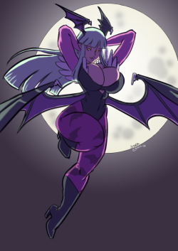 thedarkeros:  being very progressive :3please enjoy some Morrigan