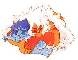 drawing sleepy gems is always nice;;