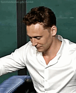 tomhiddleston-gifs:  Fan: Um… I just have to say this because