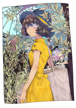 sirousagimoon:  「植物園」/「堀泉インコ」のイラスト