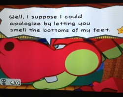 kingkroolsall:  marioparty3:  why  Says a lot about what they