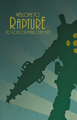 pixalry:  Bioshock Posters - Created by Dylan West This poster