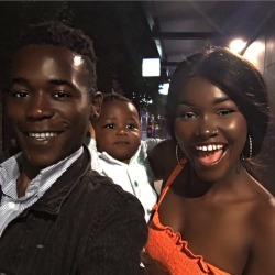 beauafrique:  Just a black couple raising their black son(prince)