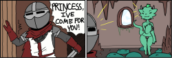 froockles:  Kobold Princess comic FINALLY DONE. Read from left