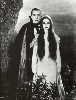 Publicity still for Mark of the Vampire with Bela Lugosi and