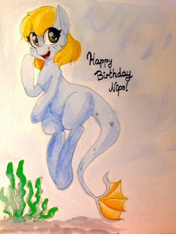 nebularwhale:  a very belated birthday Flo for @mcsweezy! Happy