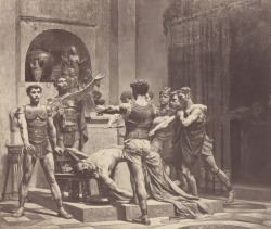 Une conjuration aux premiers temps de Rome (photographie d’époque