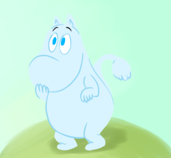 squidbles:Moomintroll for @sugarkillsall