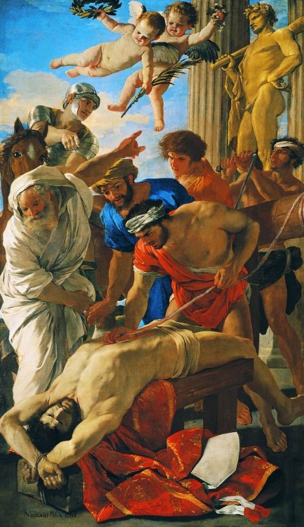 oldroze: Nicolas Poussin (1594 –1665)  The Martyrdom of Saint