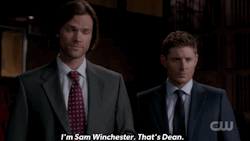 thecwspn:  Aren’t you too old to be Sam and Dean? 