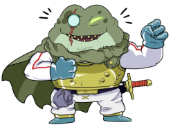 My favorite toad dressed as my favorite hero frog