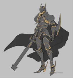 alfheimr:  a lady knight named fear aka i just drew something